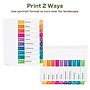 Avery Ready Index Table of Contents EcoFriendly Paper Dividers, 1-10 Tabs, Multicolor, 3 Sets/Pack (11082)~#|#~2D330DBC-0681-4906-BE5DAAFF2112CF11_sc7