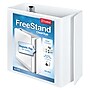Cardinal FreeStand EasyOpen 5" 3-Ring View Binders, D-Ring, White (43150)~#|#~2D401D84-D95B-4B58-AF200D5A71BFC5E6_sc7