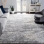 Safavieh Berber Shag Collection 8' x 10' Rectangle Indoor Area Rug, Machine Made, Grey Blue/Cream (BER219G-8)~#|#~2D80F643-2EB7-4846-9349E24174BCB0C8_sc7