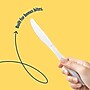 Perk Heavy-Weight Plastic Knives, 100 Count Disposable Knives for Meals & Desserts, White~#|#~2D982286-08BE-40F2-99CD5FA19347CCD2_sc7