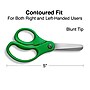 Staples 5" Kids Blunt Tip Stainless Steel Scissors, Straight Handle, Right & Left Handed, 2/Pack (TR55056)~#|#~2D9FF5F7-127D-420F-BADA5A577723DC9A_sc7