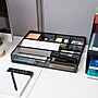 Mind Reader 6-Compartment Metal Drawer Organizer, Black, 2/Set (2DEER-BLK)~#|#~2DA97A4A-BC64-4089-B78D29FC3199E3A2_sc7