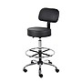 Boss Caressoft Vinyl Medical/Drafting Stool with Back Cushion, Black (B16245-BK)~#|#~2DAD1DB0-76F1-4FEB-A0C4EC1700B745A5_sc7