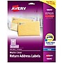 Avery Easy Peel Inkjet Return Address Labels, 2/3" x 1-3/4", Clear, 600 Labels/Pack (18695)~#|#~2DD9C287-CE3D-43FF-86D37C7EB12C2A52_sc7