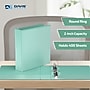 Davis Group Standard View 2" 3-Ring Binders, Assorted Pastel Colors, 4/Pack (7412-88-04)~#|#~2DE165C5-C264-4902-ABBDA4D2D2CB6B05_sc7
