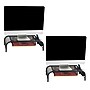 Mind Reader Monitor Stand with Paper Tray, Up to 24" Monitor, Black, 2/Pack (2MESHMON-BLK)~#|#~2DF0AECE-49AE-49ED-90FFD38D73E6D0C9_sc7