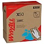 WypAll X50 Cloth Cleaning Wipers, 12.5" x 9.1", White, 168 Wipers/Box, 10/Carton (KCC83550)~#|#~FEE91FA1-6139-4E65-A62480AE377A3BD9_sc7