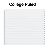 Staples Premium 1-Subject Notebook, 5.875" x 9", College Ruled, 100 Sheets, Brown (ST52120N)~#|#~2E343679-798D-4337-9AA5F18CE6A8733A_sc7