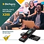 Dictopro X200 Voice Activated Digital Recorder, 32GB, White (X200)~#|#~2E5A0FD6-E3F7-4C84-A38E6D06AAB206A1_sc7