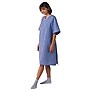 Medline Disposable Cotton Hyperbaric Patient Gown, Blue, Side Ties, One Size, 12/Carton (MDTPG5RTSHYP)~#|#~2E6EBD2F-9939-4A6B-BD7E2660406A70C8_sc7