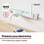 Staples TECH 6-Outlet 2-USB Port Surge Protector, 6', 1800 Joules, White (ST62777)~#|#~2E9350E5-92D3-43D8-88A6ED09F8FF6F90_sc7