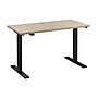 Bush Business Furniture Move 60 Series 48"W Electric Adjustable Standing Desk, Natural Elm/Black Powder Coat (M6S4824NEBK)~#|#~2EA7CC85-3EF8-49B9-9ACCE87803CE50FD_sc7