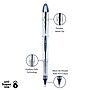 uni-ball Vision Elite Rollerball Pens, Bold Point, Blue-Black Ink, 12/Pack (61232)~#|#~2EAC506E-0B72-4348-8EA0112156A07707_sc7