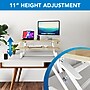 Mount-It! 38"W Manual Rectangular Adjustable Standing Desk Converter, Maple Woodgrain (MI-15007)~#|#~2EACC653-5F46-4DB8-ADE4AB3E811F50FC_sc7