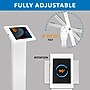 Mount-It! Pro Series Adjustable Anti-Theft iPad Tablet Kiosk Floor Stand for iPad, iPad Air, iPad Pro, White (MI-3880W_G10)~#|#~2EC57DB2-72E3-48E1-88F653CECDECF296_sc7