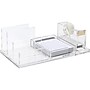 Russell+Hazel 4-Piece Desk Organizer Set, Acrylic, Clear (38591)~#|#~2ECFCC2F-8859-4351-A8AE4BBC9162DA01_sc7