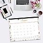 2027 Blue Sky Day Designer Coming Up Roses Blush 22" x 17" Monthly Desk Pad Calendar (138198-27)~#|#~2ED60B81-0608-4F34-AA86E8FA0184B3E5_sc7