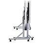 National Public Seating BPFT Series 24"W x 60"D Foldable Rectangular Training Table, Plastic, With Wheels, Speckled Grey~#|#~2F3406F3-3A1B-4D0C-901D656A96FBD0B3_sc7