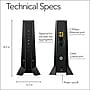 Netgear Nighthawk 32 x 8 DOCSIS 3.1 Cable Modem, Black (CM3000-100NAS)~#|#~2F342060-FC42-44A3-B306B5E93F64EA3C_sc7