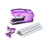 Bostitch Office Value Pack Heavy Duty Desktop Stapler, 40-Sheet Capacity, Staples Included, Metallic Purple (B175-PURPLEM-VP)~#|#~2F3CE287-084A-486D-B8FE8B48F1286D83_sc7