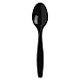 Dixie Individually Wrapped Plastic Teaspoon, Heavy-Weight, Black, 1000/Carton (PTH53C)~#|#~2F6D73CB-BFFE-4ABC-A09C13B847120FBD_sc7