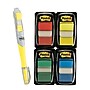 Post-it Flags Value Pack, .94" Wide, Assorted Colors, 200 Flags/Pack plus Flag + Highlighter (680-RYBGVA)~#|#~2F84CF7A-ED24-4C4C-98F955310869992D_sc7