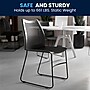 Flash Furniture HERCULES Series Plastic Stacking Chair, Black (RUT498ABK)~#|#~2F8E8884-939C-4A9A-B0C22CD34DD6EDB4_sc7