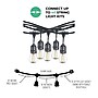 Bulbrite 14-foot String Light Kit with Clear Shatter Resistant Vintage Style S14 LED Light Bulbs (812143)~#|#~2FC6DE77-02D6-4E4B-9085915C98FFC617_sc7