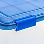 Iris 30.6 Quart Element Resistant Ultimate Clear Plastic Latching Storage Bin, Clear, 4/Pack (500138)~#|#~2FCC33F5-3984-41D1-8BBF0A1B1361D0EE_sc7