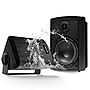 Gemini GHSI Series GHSI-W650BT-PR 300W Bluetooth Outdoor Speaker Set with Mounting Brackets and Remote, Pair, Black~#|#~2FDFA7D1-32A5-4C5A-922F53A17C4AFF8B_sc7
