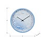 Monarch Specialties Inc. 12" Quartz Wall Clock, Plastic Frame, Battery Powered (I 9119)~#|#~2FEBA8B8-DF84-4414-AA9B5EDE74788B0F_sc7
