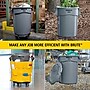 Rubbermaid Brute Vented Trash Can Receptacle without Lid, 55-Gallons, Gray (FG265500GRAY)~#|#~2FF2274F-730C-4273-818004738FFD5098_sc7