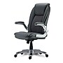 Alera® Leithen Series All Adjustable Arm Leather Computer and Desk Chair, Gray (ALELT4219)~#|#~300095D1-62BE-42B1-A25365DA719D2B38_sc7