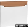 30" x 22 1/2" x 1" - White Jumbo Fold-Over Mailer, 20/Bundle~#|#~sp21847679_sc7