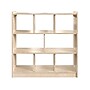 Flash Furniture Bright Beginnings 8-Section Modular Storage Unit, 31.5"H x 31.5"W x 11.75"D, Brown (MK-ME10513-GG)~#|#~301B3966-0307-45F4-B482E1576476DFC4_sc7
