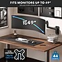 Mount-It! Heavy Duty Adjustable Monitor Wall Mount with Gas Spring Arm, Up to 49" Monitor, Black (MI-12009)~#|#~30209C47-CCC5-452D-8FE76003603AF714_sc7
