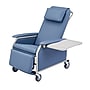 Viva Comfort Leather Bariatric 3-Position Geri Chair Recliner with Casters, Blue (ADIME915-01-BLU-MK)~#|#~3031BAD5-E2C5-4298-AB2BCE6EC290866D_sc7