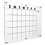 Excello Brands Acrylic Dry-Erase Calendar Whiteboard, 20" x 30", Black Print (ACRYLBRD-CAL20X30-BLK)~#|#~30425049-1C86-4552-80757B49D32AC06B_sc7