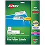 Avery TrueBlock Laser/Inkjet Extra Large File Folder Labels, 15/16" x 3-7/16", White, 450 Labels/Pack (5027)~#|#~304959CA-F643-4A69-942C639208A5A701_sc7