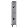 Tennsco 78" 2-Tier Medium Gray Storage Locker (TNNDTS1218361MG)~#|#~304A20F7-E150-40B6-A912BBD62D48ADF2_sc7