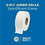 Pacific Blue Select Jumbo Jr. Toilet Paper, 2-ply, White, 1000 ft./Roll, 8 Rolls/Carton (13728)~#|#~3076B762-F90E-4431-8C839F54BD5EC494_sc7