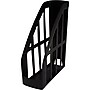Storex Plastic Magazine File Holder, Black (STX70167U06C)~#|#~30775BE3-D946-4B7B-BFDD386DFEDD9193_sc7