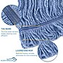 BISON LIFE Kleen Handler Blend String Wet Mop Head, 20 oz., Blue, 24/Pack (BPES-LEM-BD-BL-20-1-24A)~#|#~30947FC9-60B4-4F45-A026EB44BC7F0E5B_sc7