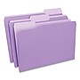 Universal File Folder, 3 Tab, Legal Size, Bright Violet, 100/Box (UNV10525)~#|#~309FBA4C-C365-44E3-A917EB610DFC8445_sc7