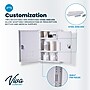 Viva Comfort Medium Double Door Medicine Locking Secure Storage Medical Cabinet, 0.3 cu. ft., White (ADIME999-02-WHI-MK)~#|#~30B770ED-44B5-4AE7-B64A87037A2A5CA6_sc7