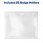 Avery Heavy Duty Multi Badge Holders, Clear, 25/Pack (74471)~#|#~30C04C4C-D21A-498C-BCC70FE1CB7A2411_sc7