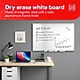 TRU RED Steel Magnetic Whiteboard | Dry Erase Board for Wall, White Board with Satin Frame, 3 ft x 2 ft, + 4 Multicolor Markers~#|#~30D2DC0F-FB77-407C-B837F300F1846F34_sc7