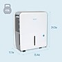 Keystone 50-Pint Portable Dehumidifier with Built-In Pump, 3-Speed, Covers up to 4500 sq. ft., White (KSTAD506PG)~#|#~30D6E41B-138E-42B9-B1F4DFEB67ACA929_sc7