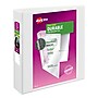 Avery 2" 3-Ring View Binders, D-Ring, White (09501)~#|#~30F0BA74-353C-4FDD-AB53AB5B7D598FFE_sc7
