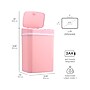 Nine Stars Plastic Sensor Trash Can, 3.2-Gallon, Pink (DZT-12-5PK)~#|#~31050583-E5C0-45BD-B8334F10F13E4D31_sc7